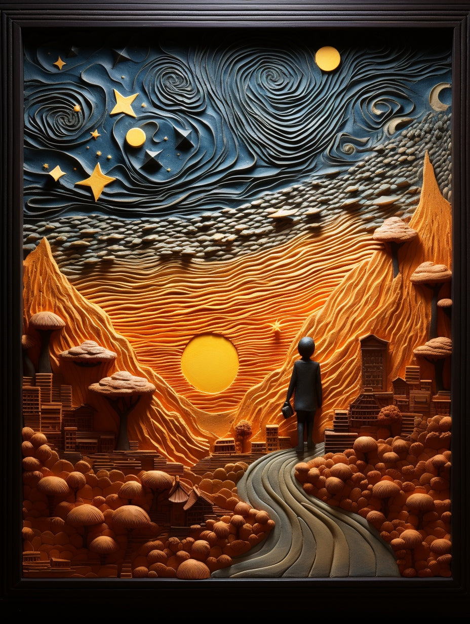 Black Art Print #3